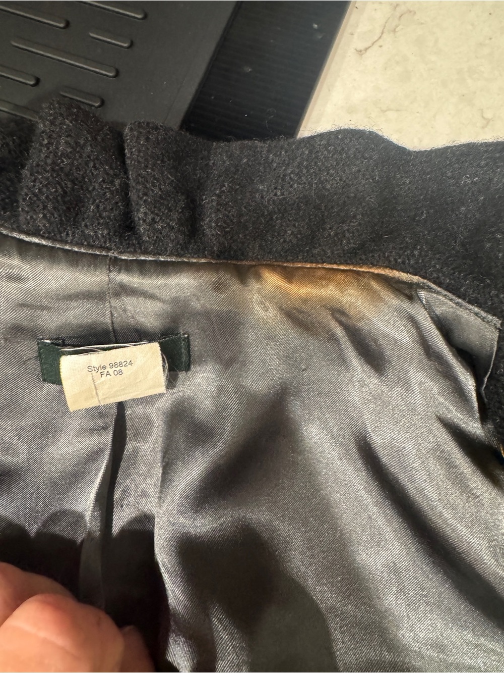 J.Crew Fiona Ruffle-Front Wool Jacket - Picture 4 of 8